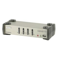 SWITCH KVM DESKTOP 4 PORTS USB + AUDIO